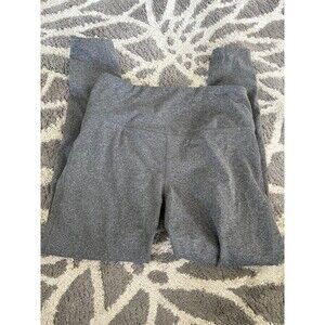 Gray So Workout Leggings with Cut Outs on the Legs